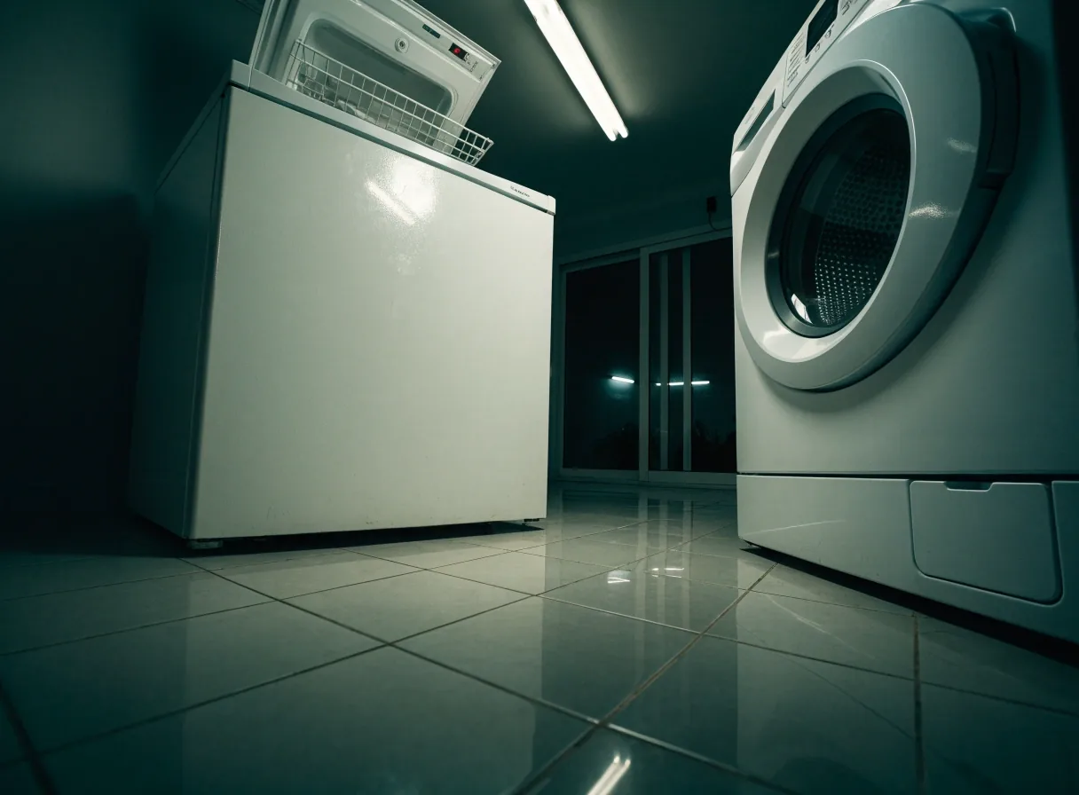 Freezer Horizontal 200 L en un garaje doméstico